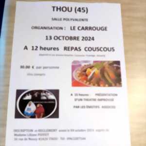 photo Repas convivial coucous et Théâtre