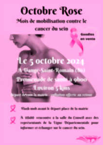 photo OCTOBRE ROSE - LE 05/10 - MAIRIE DE DANGE ST-ROMAIN