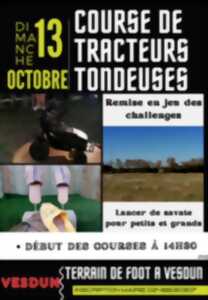 photo Course tracteurs tondeuses