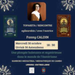 photo Rencontre avec l'autrice Fanny Caldin