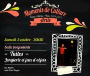 Spectacle de jonglerie et jeux d’objets : Tuiles