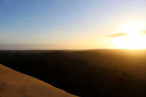 Randonnée sur la Dune du Pilat au lever du soleil