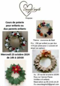 Cours de Poterie - Enfants & Parents