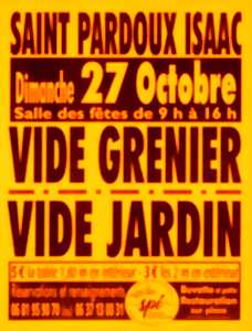 Vide-greniers et vide jardin