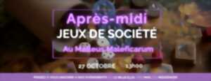 photo Après-midi Jeux de société