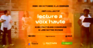 photo Marathon-Lecture : atelier de lecture à voix haute