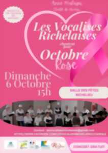 photo Les Vocalises Richelaises chantent pour Octobre Rose