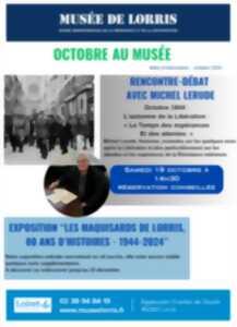 photo Rencontre-débat avec Michel Lerude au Musée de Départemental de la Résistance et de la Déportation