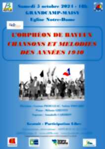 Concert de l’ORPHEON DE BAYEUX pour le 80ème anniversaire du Débarquement