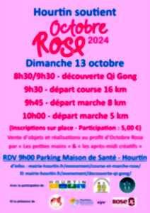 photo Octobre Rose : marche, course rose et découverte du qi gong