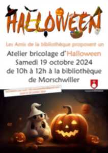 photo Atelier bricolage d'Halloween