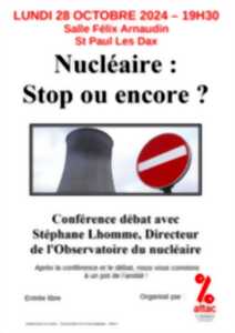 photo Conférence sur le nucléaire