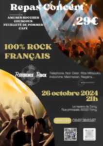 Repas Concert - 100% Rock Français