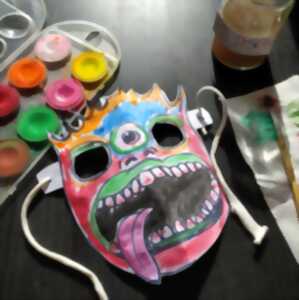 photo Atelier créatif : masques d'Halloween