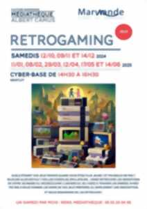 photo Retro Gaming à la Médiathèque