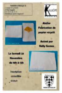 ATELIER FABRICATION DE PAPIER RECYCLÉ