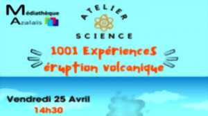 photo ATELIER SCIENCES 1001 EXPÉRIENCES - CRÉÉ UNE ÉRUPTION VOLCANIQUE