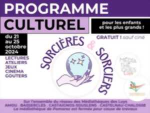 photo Lecture : sorcières et sorciers : avec cornebidouille