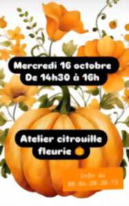 Atelier : citrouilles fleuries