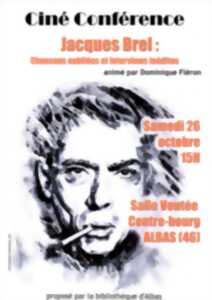 Ciné conférence : Jacques Brel