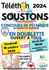 Concours de pétanque - Téléthon 2024