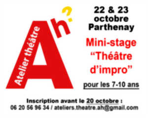 photo Mini-stage théâtre d'improvisation (7 à 10 ans)