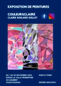 photo Exposition de peintures: Claire Soulard Gollot