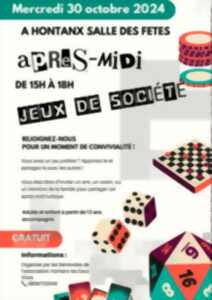 Après-midi jeux de société