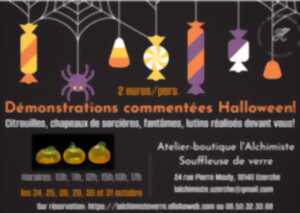 photo Soufflage de verre : démonstrations d'Halloween