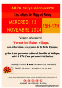 RALLYE DÉCOUVERTE : PARCOURS VILLAGE