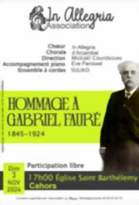 photo Concert de musique classique: Hommage à Gabriel Fauré