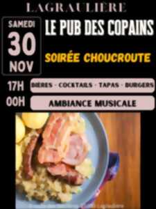 Le Pub des copains : Soirée choucroute