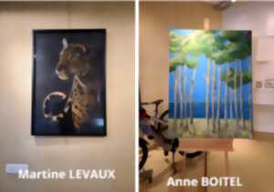 photo Peintures de Martine LEVAUX & d’Anne BOITEL