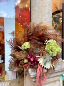 Atelier couronne d'automne chez Deflorette - Limoges