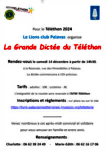 photo GRANDE DICTÉE DU TÉLÉTHON