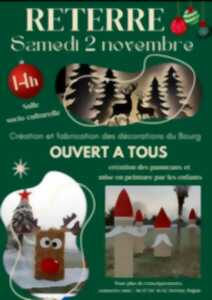 Création des décorations de Noël du Bourg