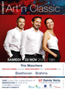 photo Concert Art’n Classic – Trio Maschere - Beethoven, trio n°3, op 1 - Brahms, trio n°1, op 8