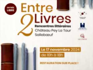 photo Entre 2 livres : salon du livre et rencontres littéraires