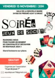 photo Soirée Jeux de Société