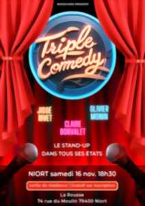 photo Spectacle de stand-up : Triple Comedy à Niort