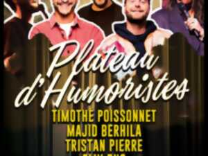 photo TIMOTHÉ POISSONNET PRÉSENTE SON PLATEAU D'HUMORISTES