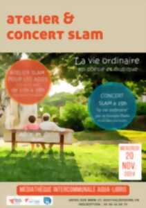 photo Atelier et concert slam