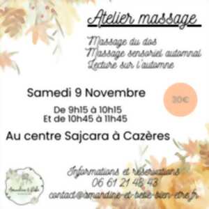 photo ATELIER MASSAGE PARENTS/ENFANTS