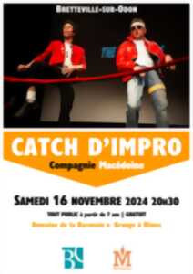 photo Catch d'Impro à Bretteville-sur-Odon avec la Compagnie Macédoine