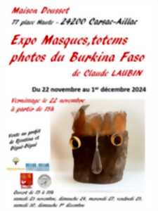 Exposition : Masques, Totems et Photos du Burkina Faso