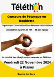 photo Concours de Pétanque en doublette Téléthon 2024