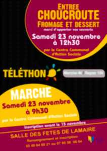 photo Téléthon : marche et repas