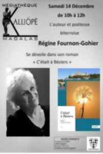 photo RENCONTRE D'AUTEUR ET POETESSE BITERROISE RÉGINE FOURNON-GOHIER