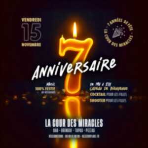 photo SOIRÉE D'ANNIVERSAIRE DES 7 ANS DE LA COUR DES MIRACLES