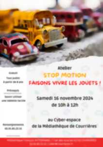 photo Atelier stop motion : faisons vivre les jouets !